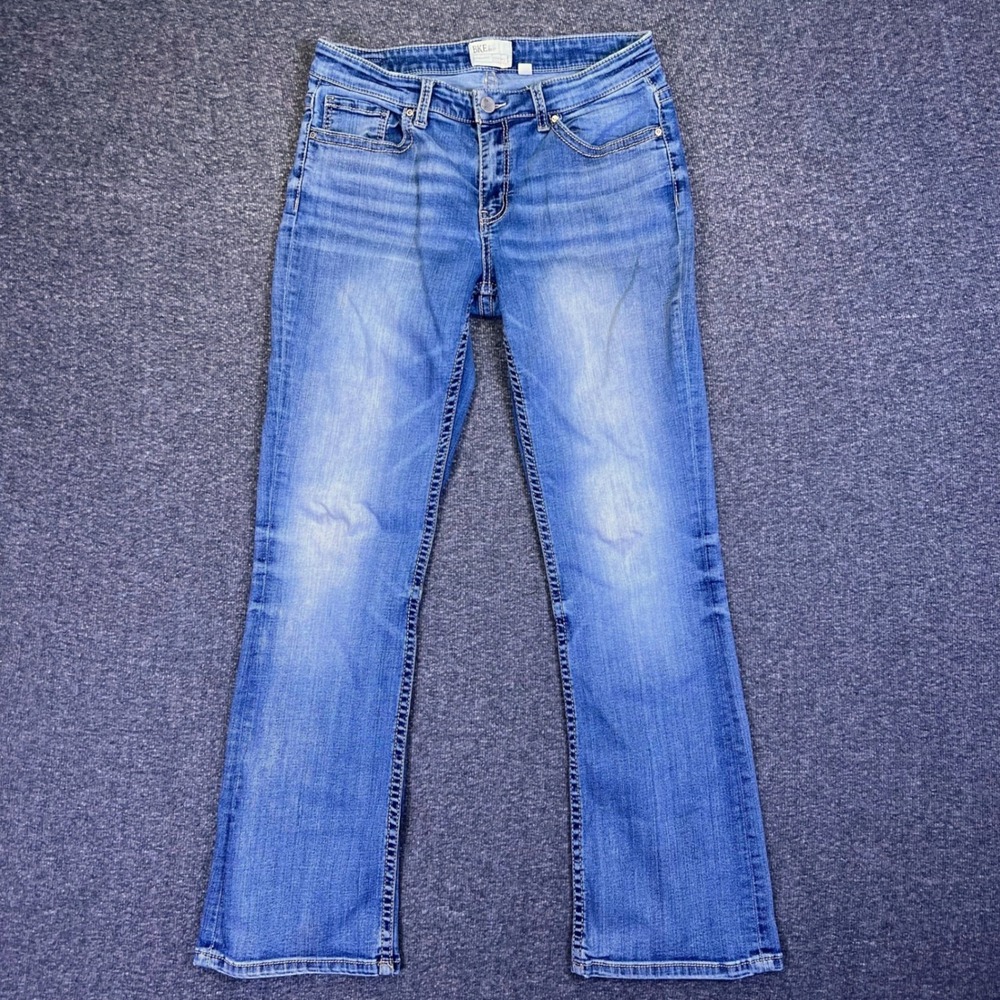 BKE Women's Boot Cut Jeans in Medium Blue Wash
